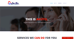 Desktop Screenshot of akutel.com